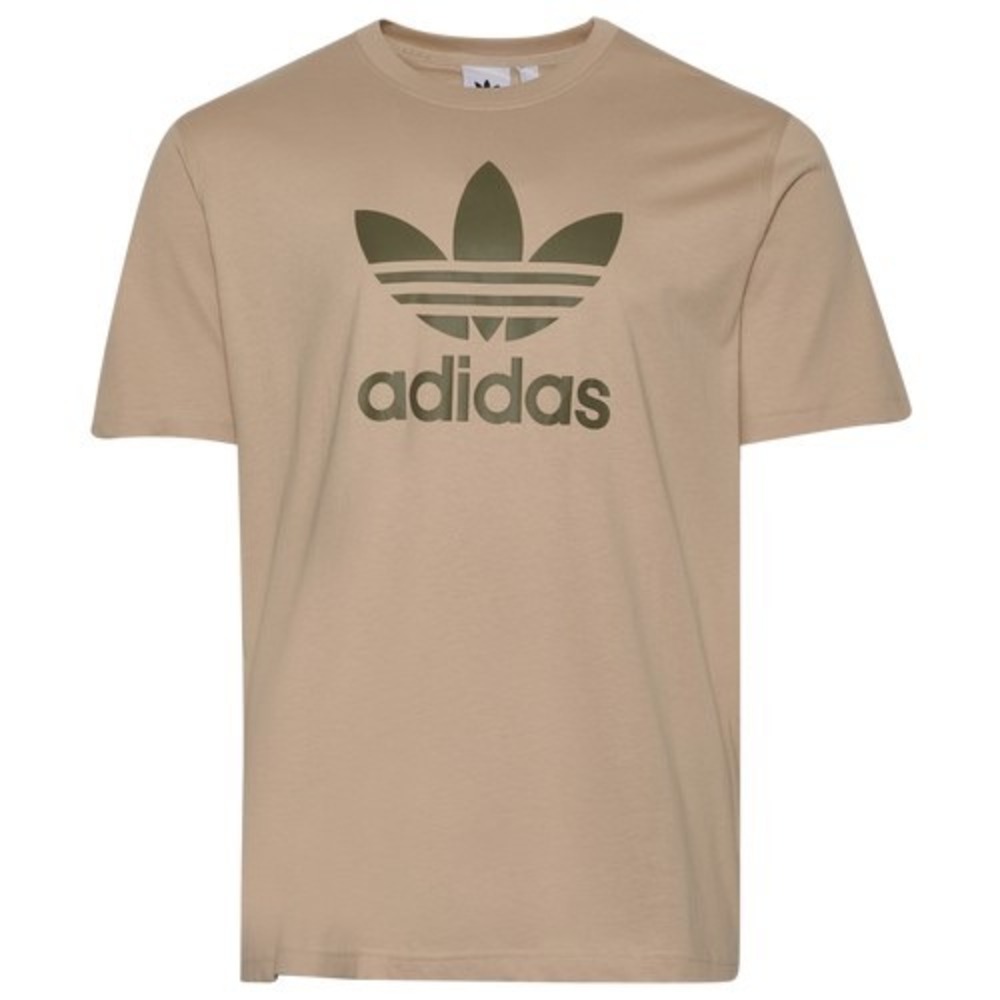 175. Adidas Adidas Originals Trefoil T-Shirt - Mens Wonder Beige Size S